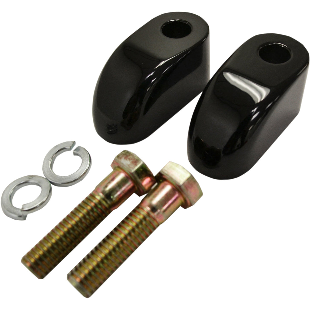 LA CHOPPERS 0602-0690 LA-7416-01B Handlebar Riser Pullback Extension Kit - Riser Extensions - Pullback - 1" - Black