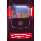 Custom Dynamics LED Radius License Plate Frame Black - TF06-BCM-B For Harley Touring 2014-2025