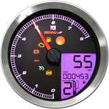 KOSO NORTH AMERICA 2211-0169 BA051201 HD-04 Speedometer/Tachometer Multi-Function Speedometer/Tachometer - HD-04 - Chrome