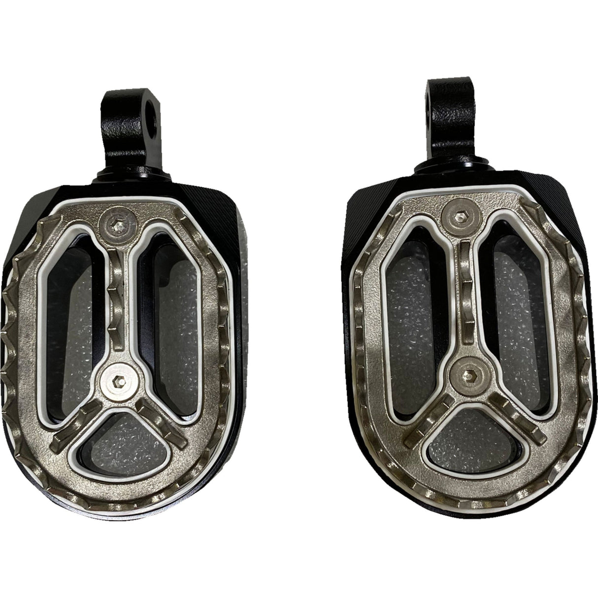 DRAG SPECIALTIES 1620-2485 Qualifier Footpegs Qualifier Foot Pegs - Black - HD