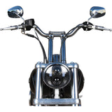 Thrashin Supply CO. 1" Handlebar Mid Bend Black - TSC-2804-1 For Harley Touring 2024-2026