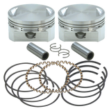 S&S Cycle BT 3-1/2in .020in Bore Forged Stroker Piston Kit - 106-5556 For Harley Motorcycles 1984-1999