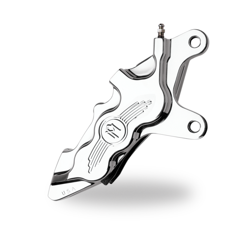 Performance Machine Caliper 112x6B Right For 13in Disc Chrome - 0051-2918-CH For Harley Motorcycles 2000-2017