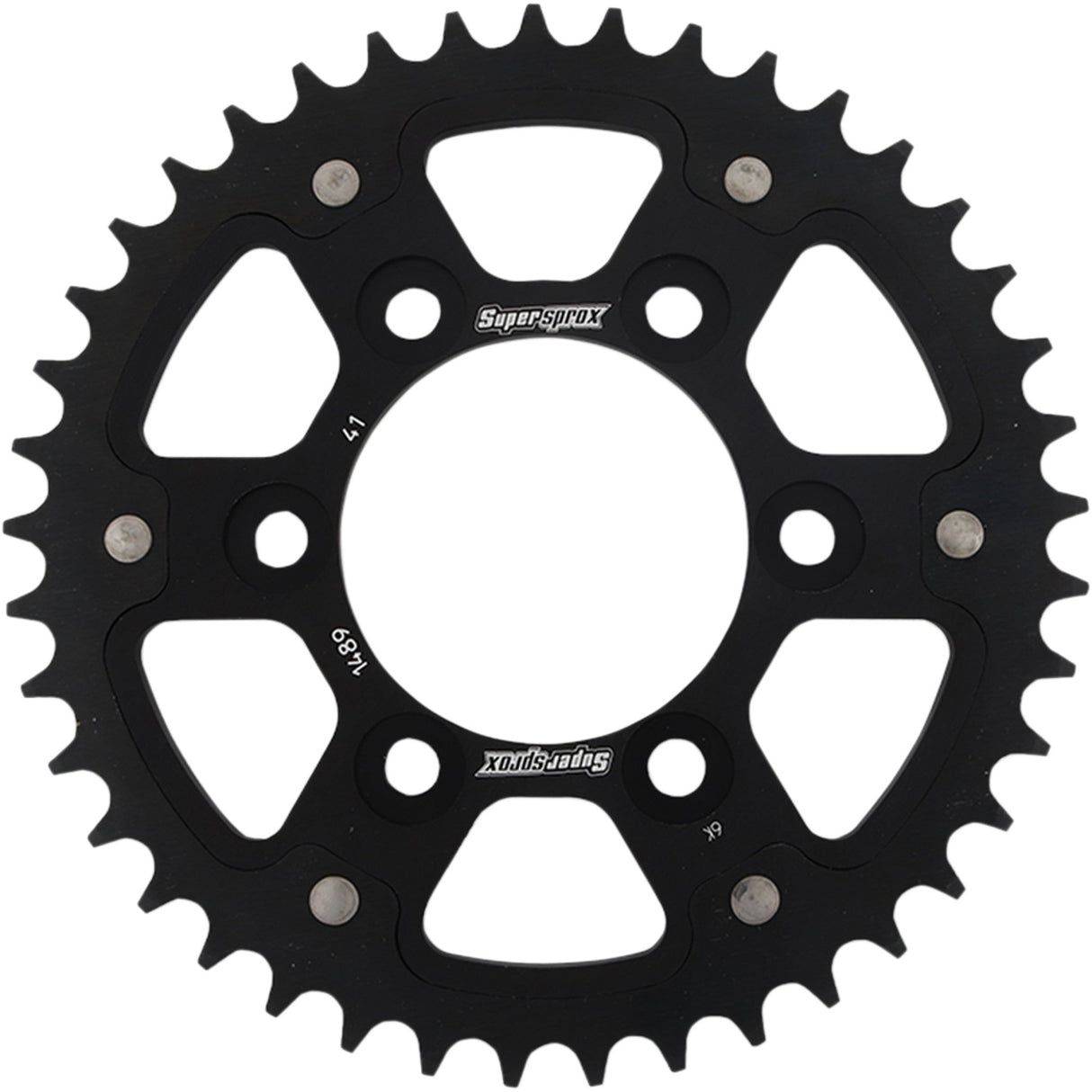 SUPERSPROX 1210-2193 RST-1489-41-BLK Stealth Rear Sprocket 41 tooth - black - kawasaki