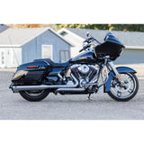S&S Cycle 4-1/2" GNX Slip-On Mufflers Chrome - 550-1079 For Harley Touring 1995-2016