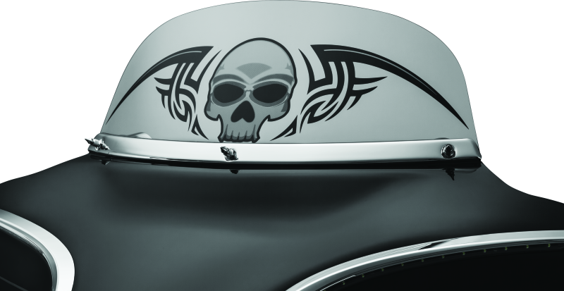 Kuryakyn 1310 Smooth Windshield Trim 96-13 Touring Chrome