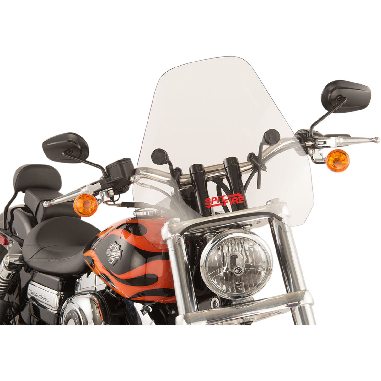 SLIPSTREAMER 2313-0001 S-06-C S-06 Spitfire Sport Shield Spitfire Windshield - 15" - Clear
