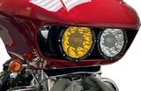 Letric Lighting Co 7" DB7 LED Headlight Kit Fltr ` - LLC-DB7-YC For Harley Road Glide 2015-2022