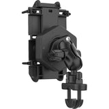 RAM MOUNTS 0636-0438 RAM-B-149Z-A-PD4-462 Quick Grip Phone Mount with U-Bolt Base Phone Mount - Quick Grip™ - Vibe Safe - U-Bolt Base