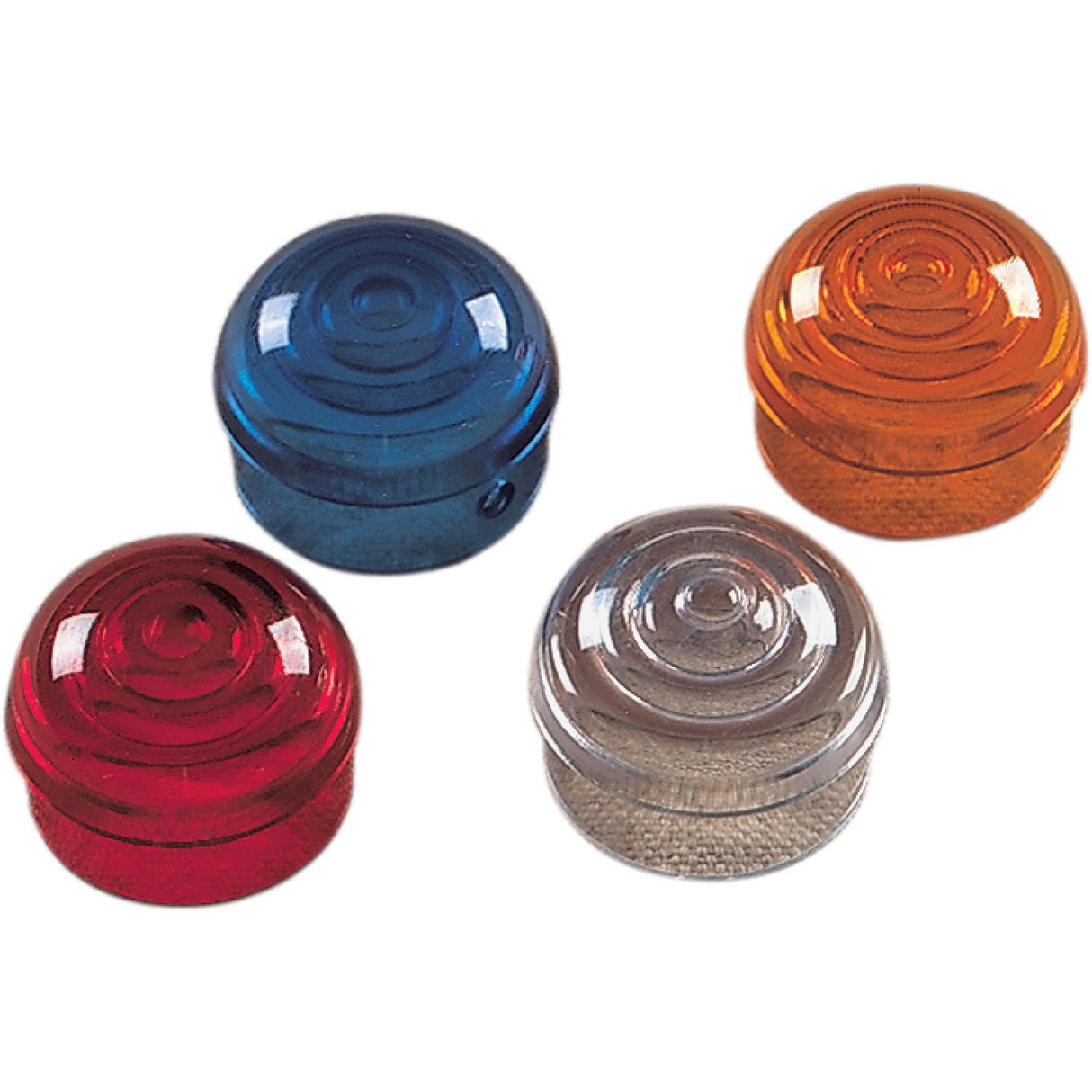 DRAG SPECIALTIES DS-282044 Chrome Marker Lights — Marker Light Lens Replacement Clear Lens - DDS282040/1