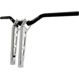 PERFORMANCE MACHINE (PM) 0602-1565 0208-2197M-CH Phatbar & Riser Kit internal wiring/gauge mount holes - 11-1/2" - chrome