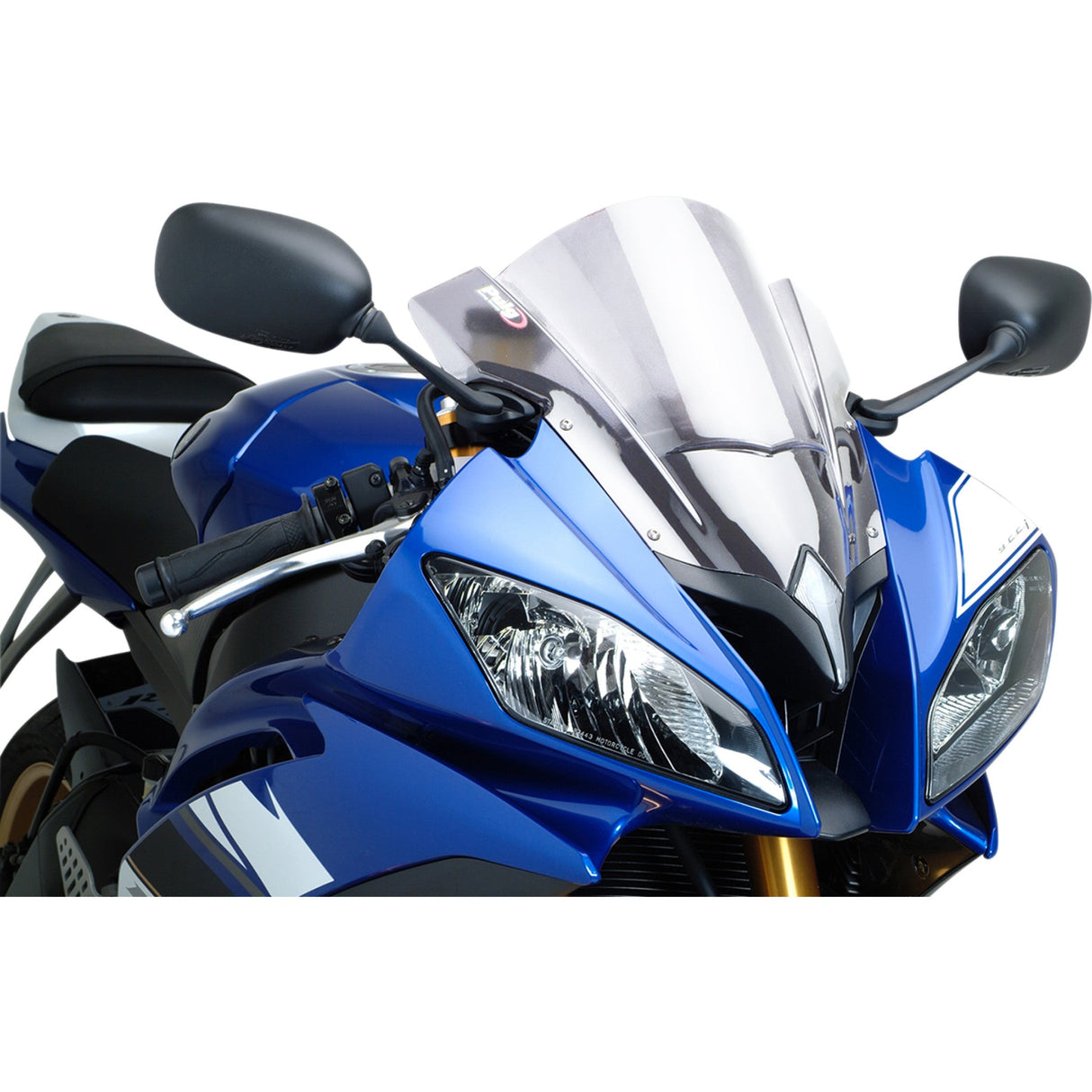 PUIG HI-TECH PARTS 2301-2387 4635W Z-Racing Windscreen Race Windscreen - 13-3/4" - Clear - YZF-R6