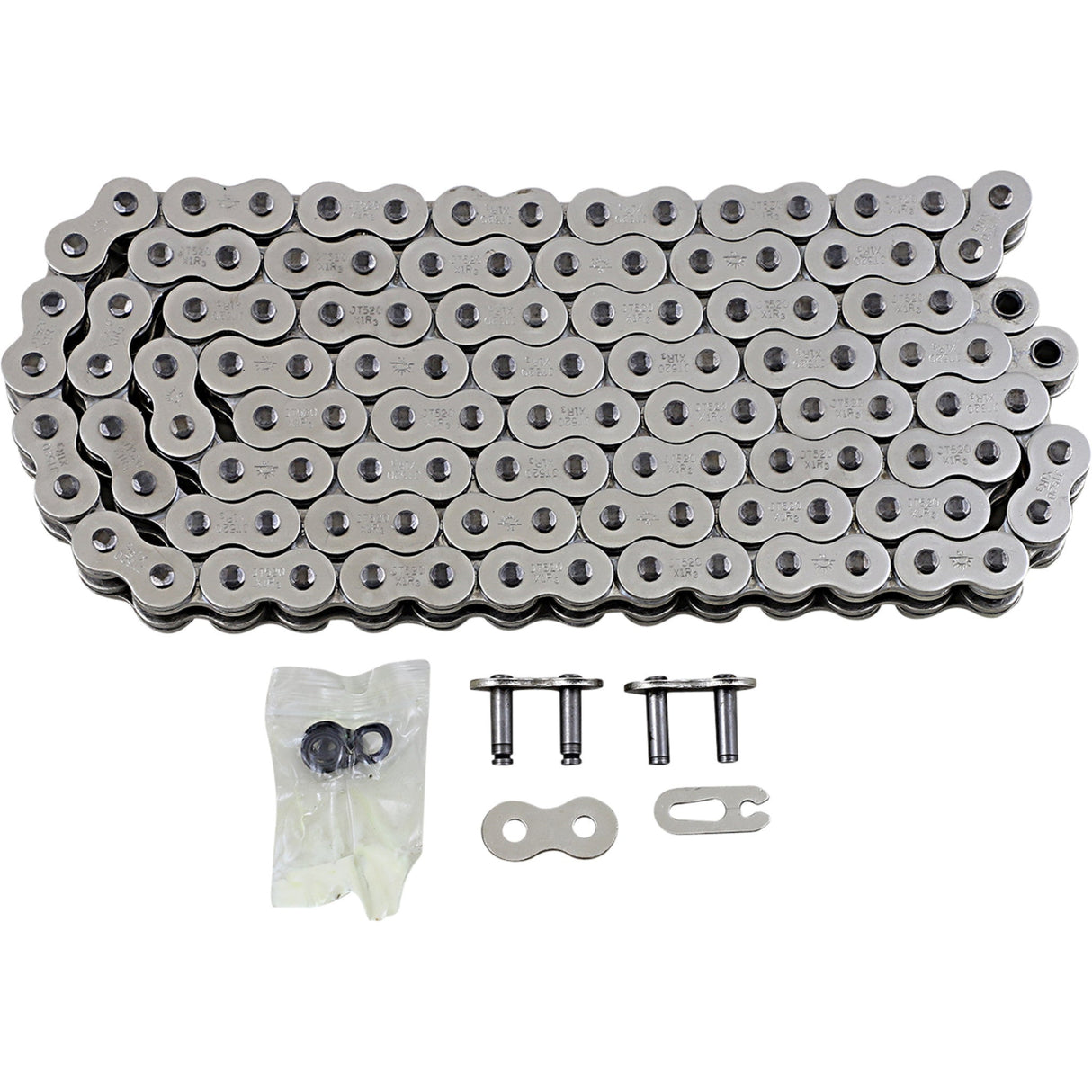 JT CHAINS 1223-1547 JTC520X1R3NN124DL 520 X1R3 Drive Chain 520 X1R3 Chain - Nickel - 124 Link