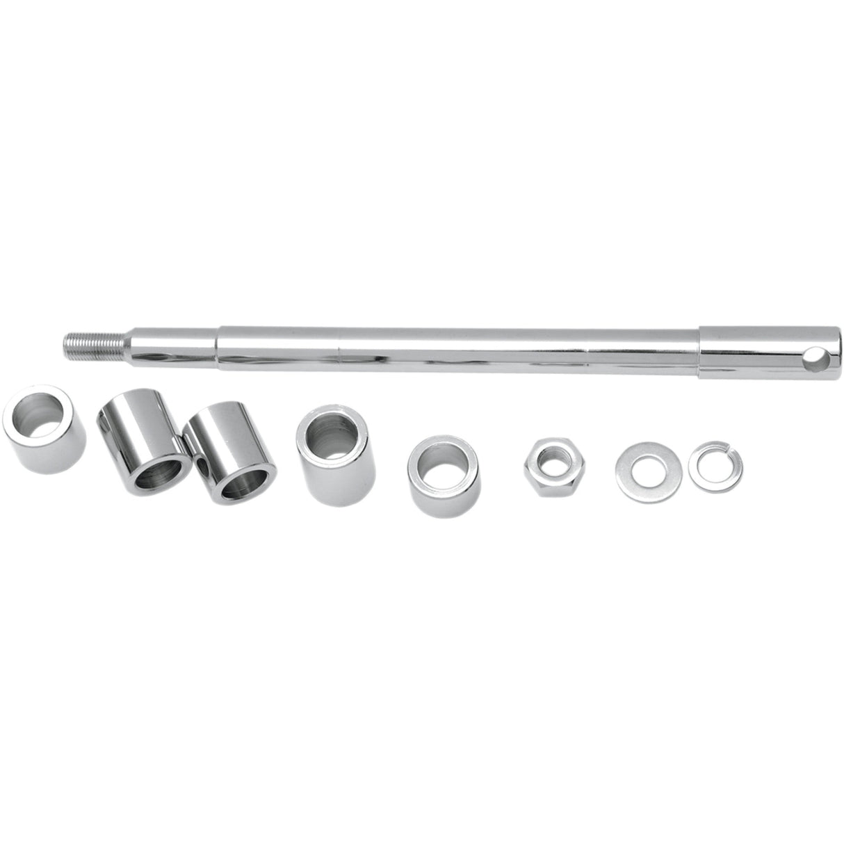 DRAG SPECIALTIES 0214-0570 Front Axle Kit Axle Kit - Front - Chrome - '86-'99 FLST