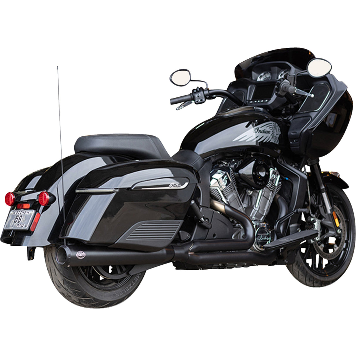 S&s Cycle Qualifier 2-Into-1 Exhaust System - 550-1131 For Indian 2020-2025
