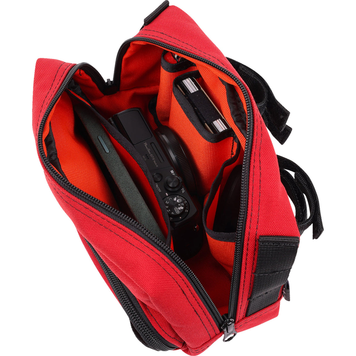 THRASHIN SUPPLY CO. 3510-0195 THB-0015 Handlebar Bag - Red