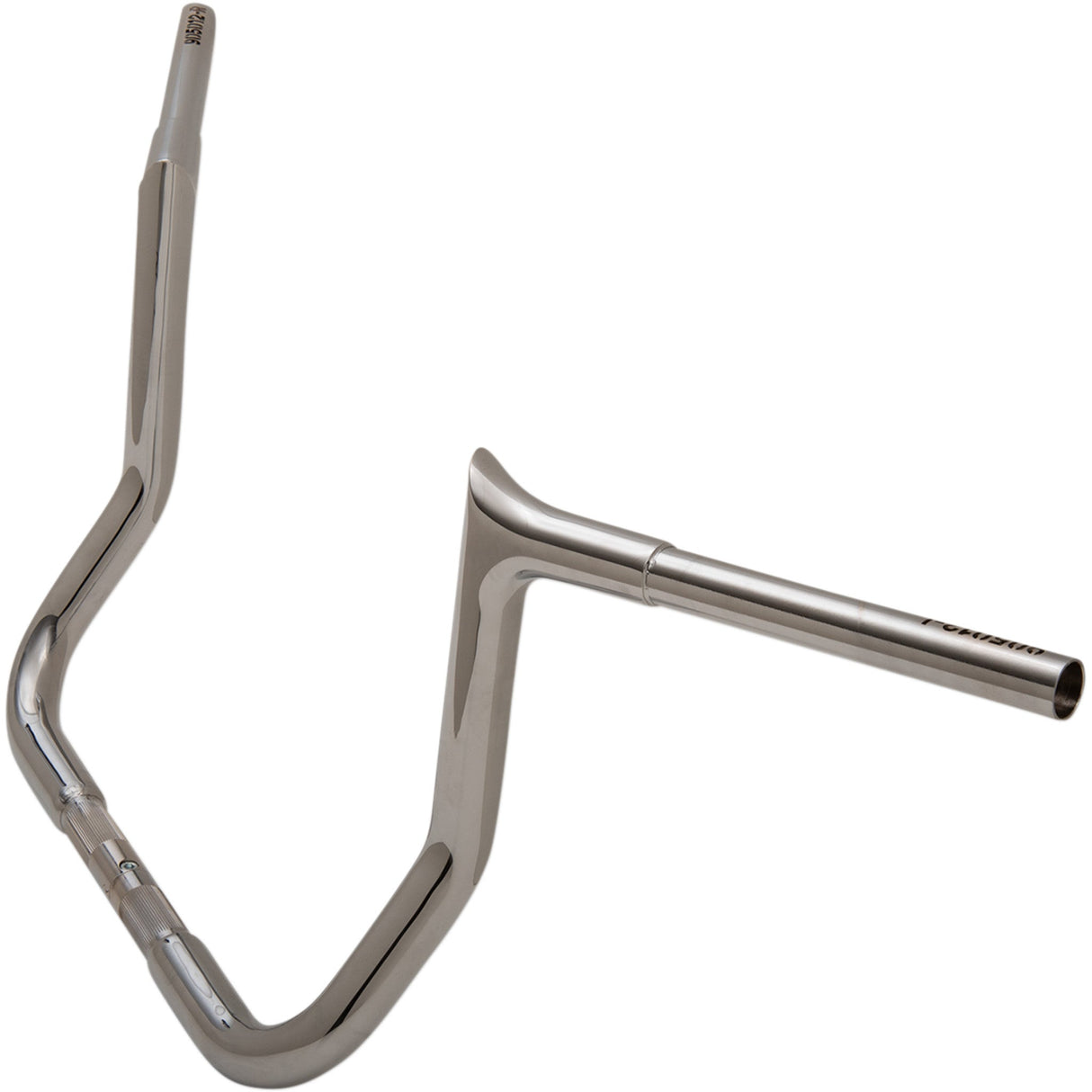 FAT Baggers INC. 1-1/4" EZ Install Pointed Top Handlebar 12" Chrome - 905012 For Harley Touring 1986-2022