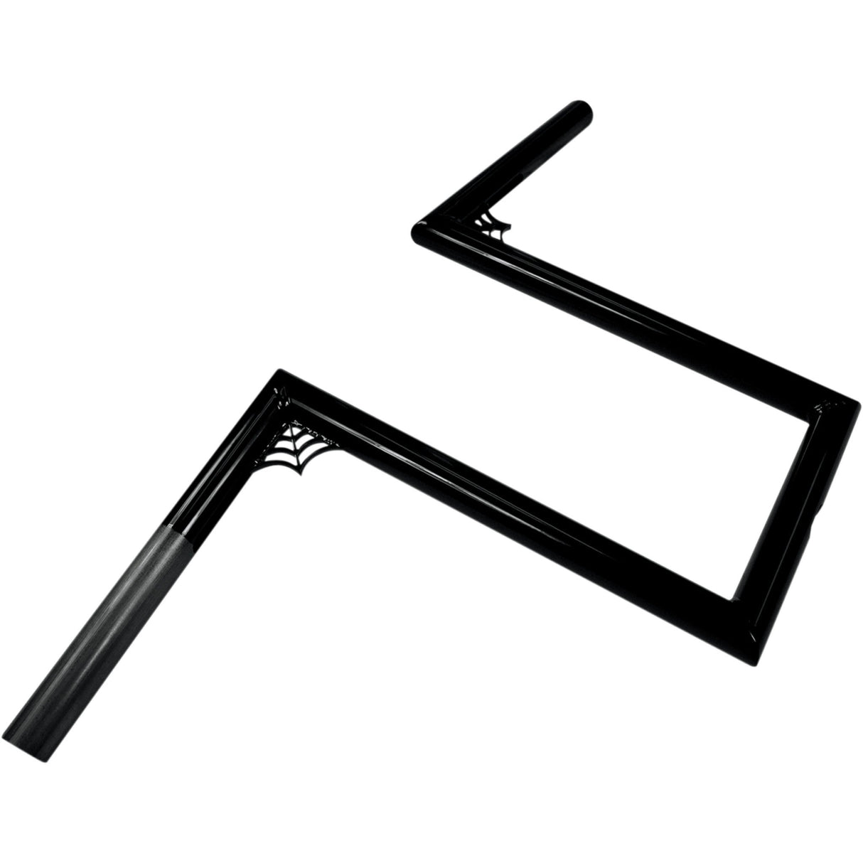 LA CHOPPERS 0601-2292 LA-7380-W12B 1" Old School Handlebar Handlebar - Web T - 12" - Black