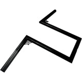 LA CHOPPERS 0601-2292 LA-7380-W12B 1" Old School Handlebar Handlebar - Web T - 12" - Black