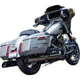 S&S Cycle 4-1/2" MK45 Performance Slip-On Mufflers Lava Chrome 50-State - 550-1113 For Harley Touring 2017-2026