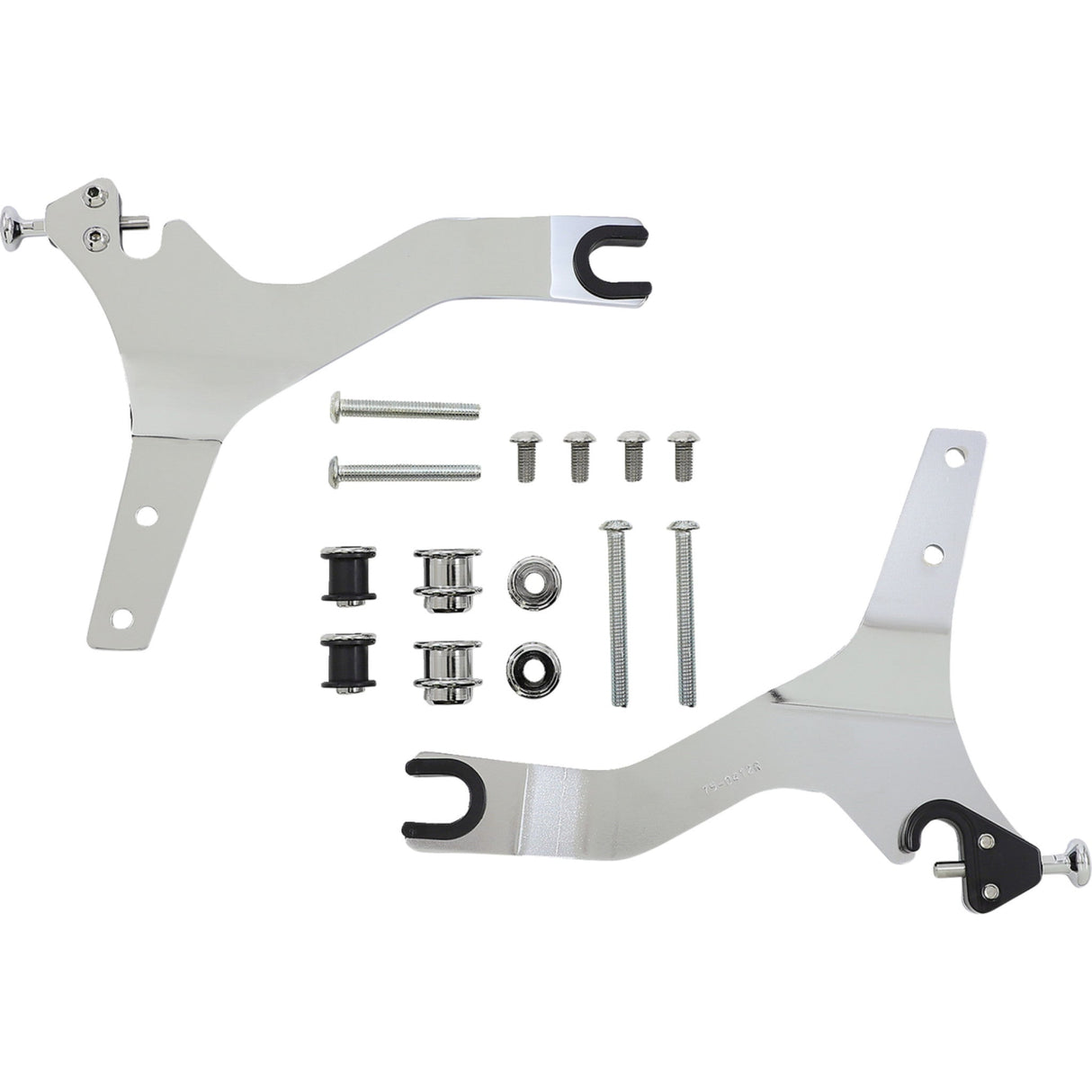 Cobra Detachable Backrest Kit 14" Chrome Sportster - 602-2045 For Harley Sportster 2004-2019