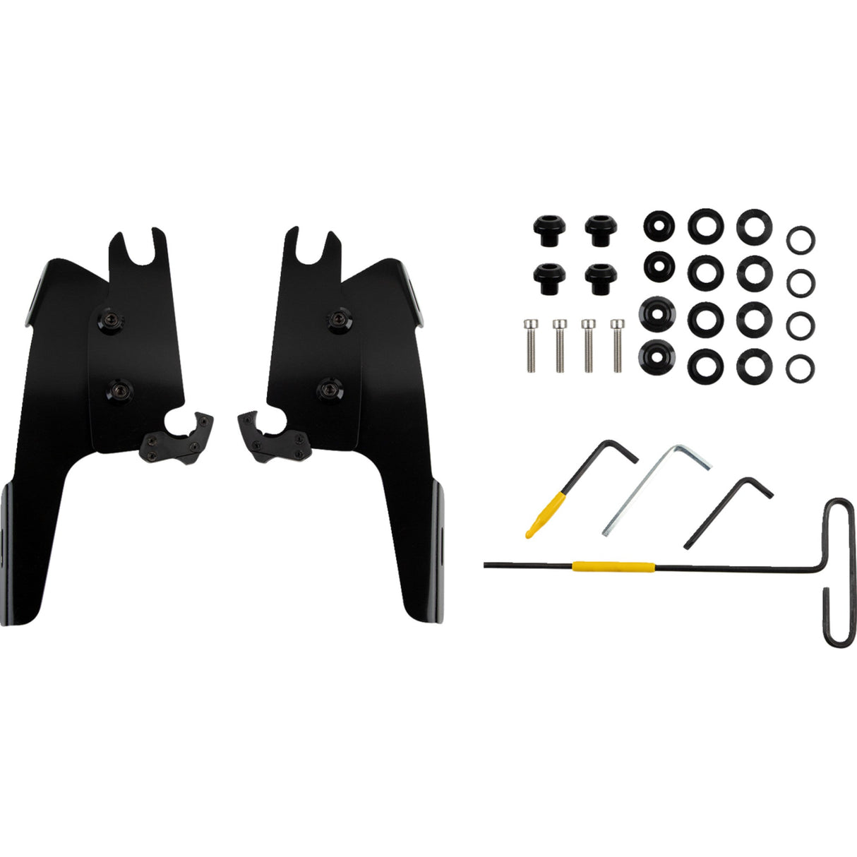 Memphis Shades Batwing Fairing Trigger-Lock Mounting Kit Black Chief Bobber - MEB2071 For Indian Chief 2022-2025