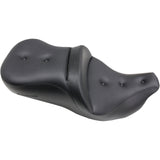 Saddlemen Pillow-Top Roadsofa™ Seat With Backrest Black - 808-07B-181 For Harley Touring 2008-2025