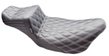 LePera Tailwhip Daddy Long Legs Seat Double Diamond With Titanium Thread - LK-587DLDD-TTM For Harley Touring 2008-2024