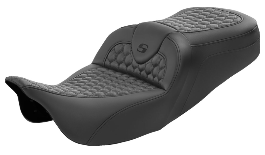 Saddlemen Honeycomb Roadsofa™ Seat Honeycomb Without Backrest - 808-07B-189 For Harley Touring 2008-2025
