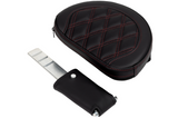 Saddlemen Roadsofa™ Lattice Stitch Seat With Backrest Wine Berry Stitch - 808-07B-182B8 For Harley Touring 2008-2023