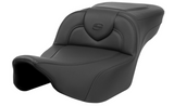Saddlemen Roadsofa™ Extended Reach Seat Black Stitch Without Backrest - 823-07-188 For Harley Touring 2023-2026