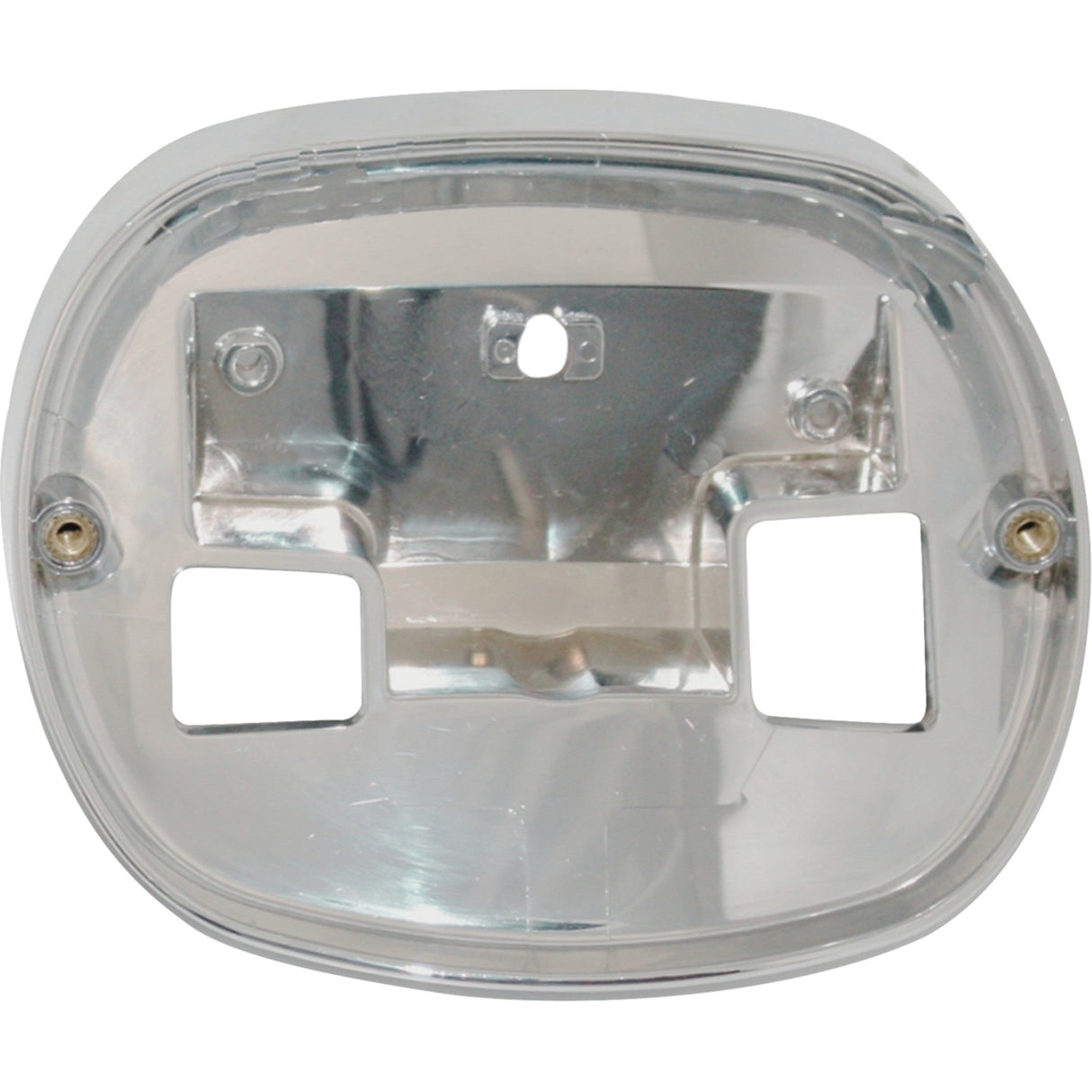 CUSTOM DYNAMICS 2010-1572 TL-BASE-18ST-C Taillight Baseplate Replacement Taillight Baseplate - Chrome