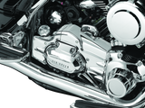 Kuryakyn Transmission Shroud With True Dual Exhaust - 7877 For Harley Touring 2007-2008