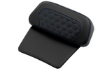 Saddlemen Honeycomb Chopped Tour Pak Pad Honeycomb Blue Stitching - 814-07C-HC-BLU For Harley Touring 2014-2026