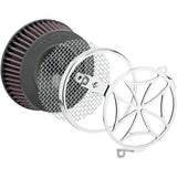 COBRA 1010-3011 606-0102-02-SB Air Cleaner Kit - Chrome