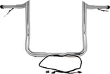 Paul Yaffe Bagger Nation 14" Monkey Bagger Bar Prewired Chrome `14 - MBBPW-14 C For Harley Electra Glide 2010-2019