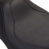 Mustang Tripper™ Solo Seat Without Backrest Stitched Black - 76026 For Harley Touring 2008-2025