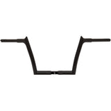 FAT Baggers INC. 1-1/4" EZ Install Pointed Top Handlebar 10" Black - 906010-B For Harley Touring 2015-2022