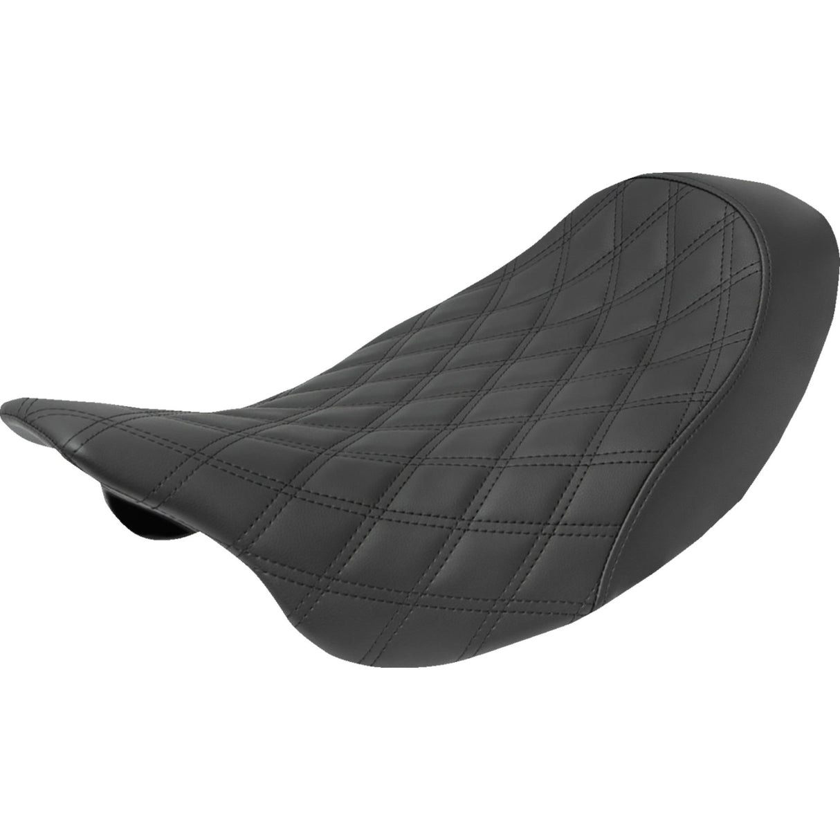 Saddlemen Renegade™ Lattice Stitch Solo Seat Black Lattice Stitched - 808-07B-002LS For Harley Touring 2008-2025