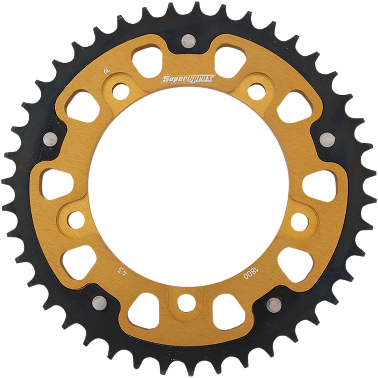 Supersprox Sprocket - RST-1800-43-GLD Triumph 955 Sprint / Tiger 955 / Tiger 1050 2005-2012