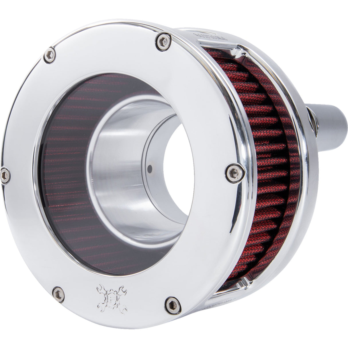 FEULING OIL PUMP CORP. 1010-3146 5438 BA Series Air Cleaner Kit - Chrome - Red Filter