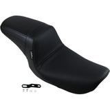 LePera Kickflip Seat — Basketweave Black - LN-591BW For Harley Dyna 1999-2003