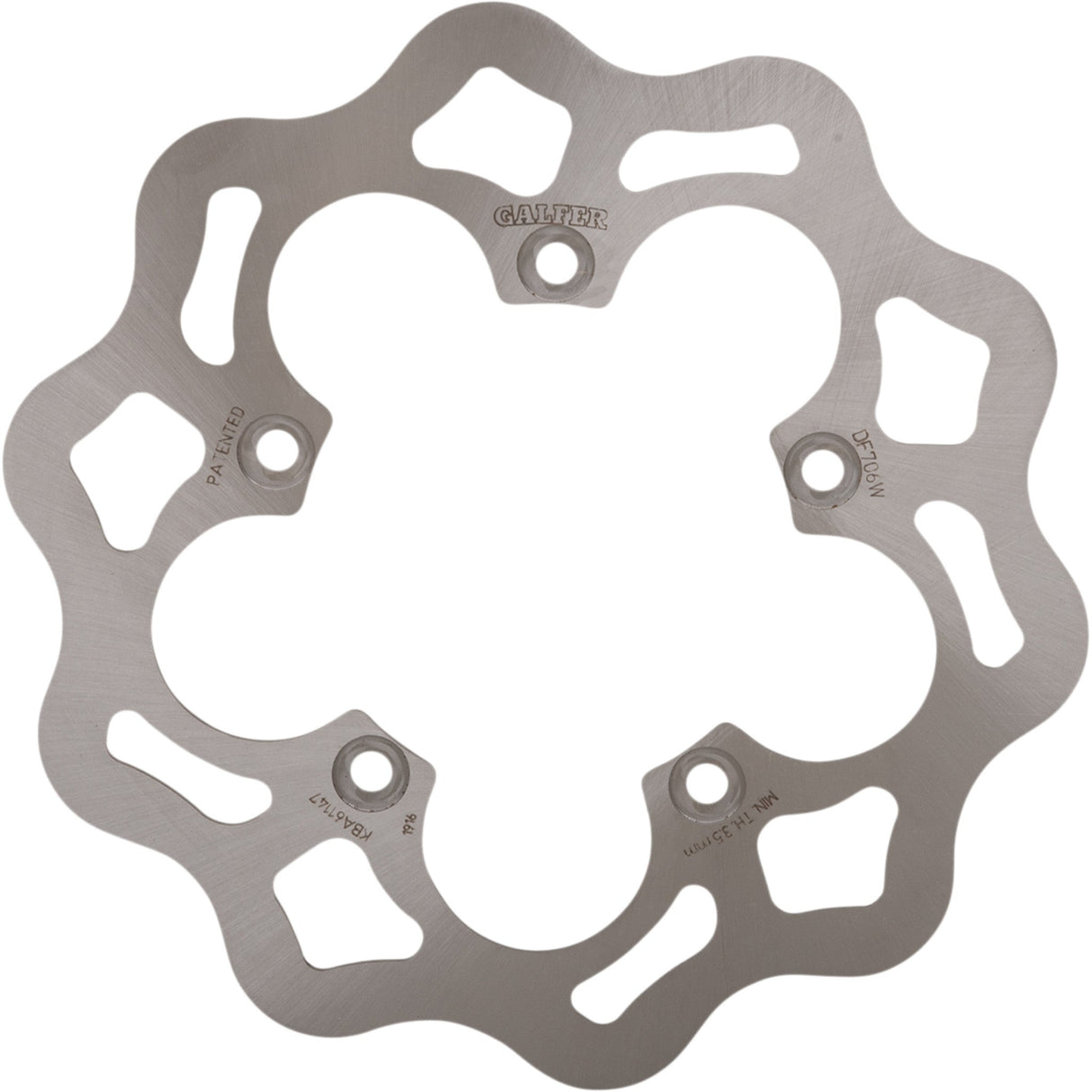 GALFER 1710-3861 DF706W Wave® Rotor Rear Rotor