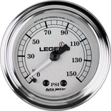 Legend Suspension Fairing Mounted LED Backlit PSI Gauges Silver For Harley Touring 1997-2013