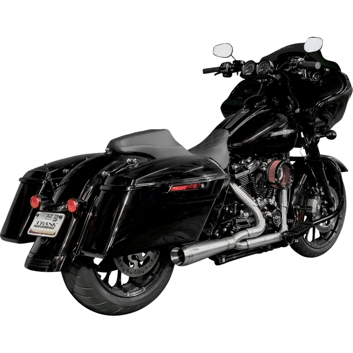 TRASK 1800-2206 TM-5010 2-into-1 Assault Exhaust System - Full Stainless - Straight