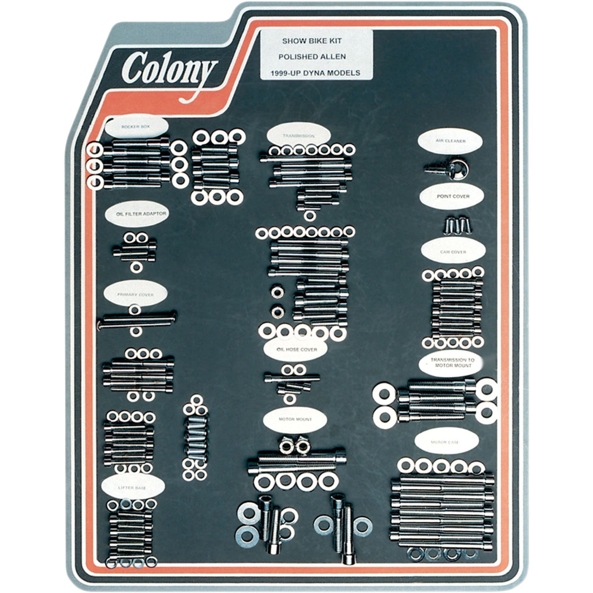 Colony Bolt Kit - 1001P For Harley Touring 1999-2006