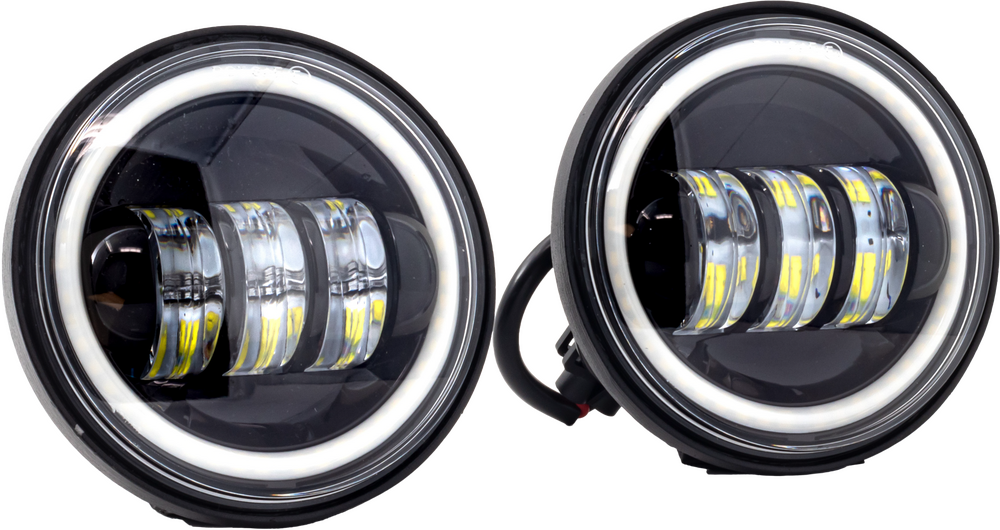 Letric Lighting Co 850-09902 LLC-ILPL-BH 4.5" PASSING LAMPS BLACK HALO INDIAN