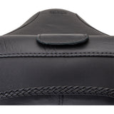 Mustang Wide Solo Seat With Removable Backrest With Backrest Vintage Black Smooth - 79121 For Harley Softail 2000-2005