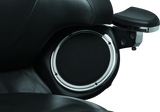 Kuryakyn 7376 Rear Speaker Accents For 14-Up Touring Models Chrome