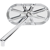 ARLEN NESS 0640-1202 13-161 Caged Series Mirror Mirror - Side View - Caged Series/10 Gauge - Chrome - Left